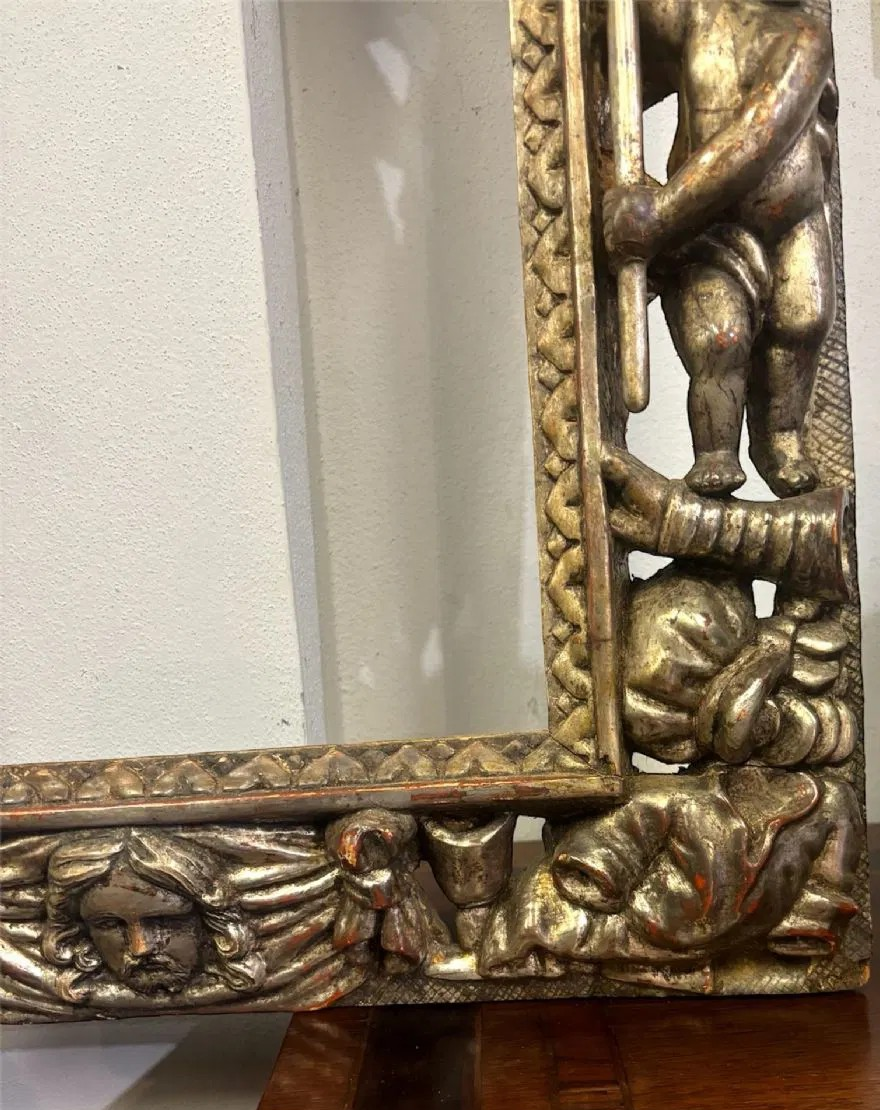 S2646 Rama z symbolami Męki Pańskiej, XVII w. - obrazek 3