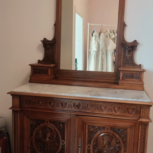 S2909 Neorenesansowa szafka z lustrem, XIX/XX w.
