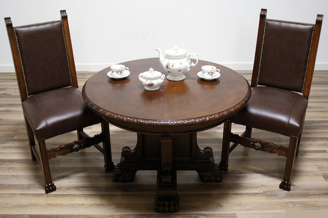 S2972 Neorenesansowy zestaw do gabinetu, XX w. - obrazek 4