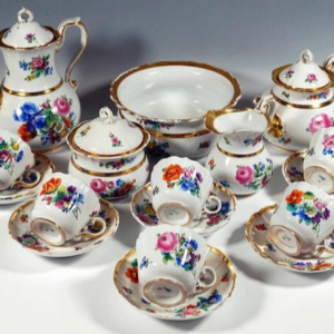 S329 Serwis kawowo-herbaciany dla 6 osób, XIX w.