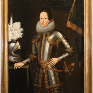 S3606 Portret Ferdynanda II Medyceusza, Olej na płótnie, XVII w.