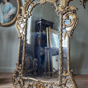 S3643 Lustro w stylu Ludwika XV, XIX w.