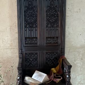 S3719 Neogotycki tron, XIX w.