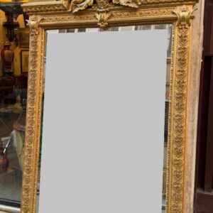 S4001 Duże lustro z lwami, XIX w.