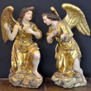 S4128 Para aniołów, Barokowe rzeźby, XVII w.