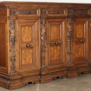 S4183 Neorenesansowy kredens z kariatydami i atlantami, XX w.