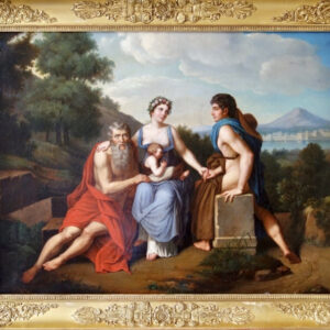 S4456 Alegoria cyklu życia, Olej na płótnie, XIX w.